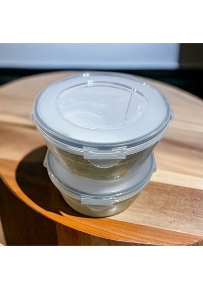 Sermer Pazarlama 2 Adet 1,5 Litre Saklama Kabı Buzdolabı Düzenleyici Beyaz