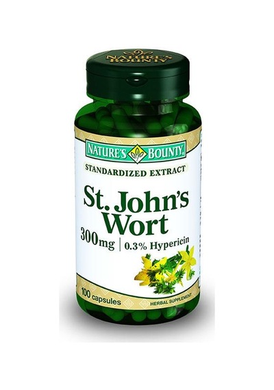 Nature's Bounty St. Johns Wort 300 MG 100 Kapsül