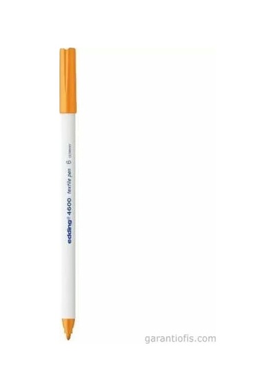 Edding 4600 Turuncu Kumaş Boyama Kalemi T-shirt/tekstil Pen