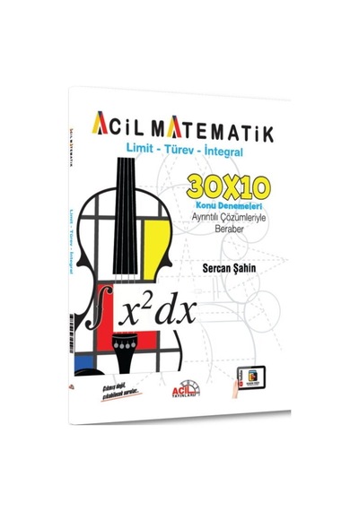 Acil Yayınları Ayt Limit Türev İntegral 30 X 10 Konu Denemeleri