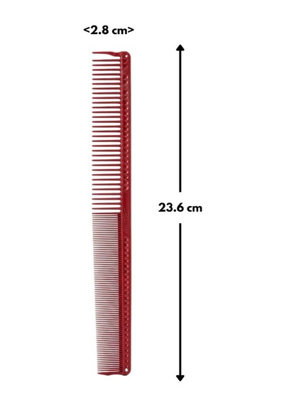 Jrl J307 23.6 Cm Antistatik Seramik Teknoloji Profesyonel Uzun Kesim Tarağı Kırmızı
