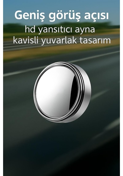 Tr 1 Adet Yapışkanlı 360 Derece Otomobil Motosiklet Kör Nokta Yan Aynası Mt232