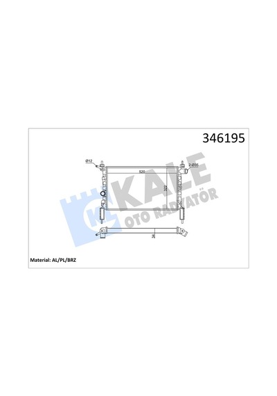 Kale 346195 Motor Su Radyatörü - Opel Astra F 1992-1998 1.4 Si Manuel Şanz. 90325151 - 90469375 - 1300112 - 1300113 - 1300140 - 1300154 - 90412252 - 90467723 - 90421903 - 90421906 Kale 346195 Motor Su Radyatörü - Opel Astra F 1992-1998 1.4 Si Manuel Şanz. 90325151 - 90469375 - 1300112 - 1300113 - 1300140 - 1300154 - 90412252 - 90467723 - 90421903 - 90421906