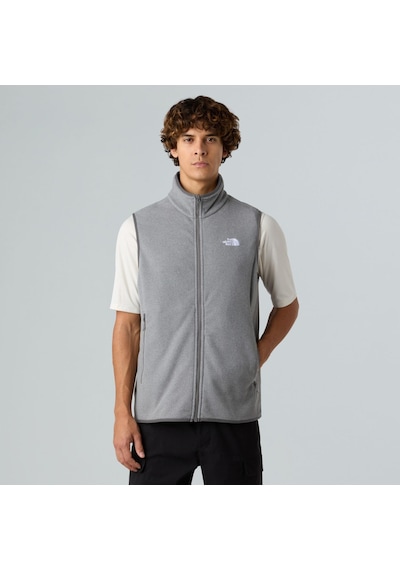 The North Face M Glacıer Fleece Vest Erkek Ceket Nf0a8dqncqı1 Gri