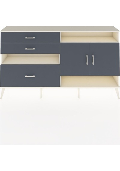 Arges Konsol 4 Raflı 3 Çekmeceli 2 Kapaklı 176x30x99 Aytaşı-antra Aytaşı-antrasit Arges Konsol 4 Raflı 3 Çekmeceli 2 Kapaklı 176x30x99 Aytaşı-antra Aytaşı-antrasit