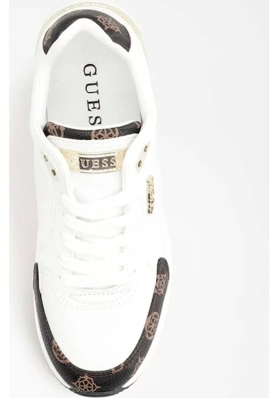 Guess Moxea 4g Peony Logolu Spor Ayakkabısı Beyaz