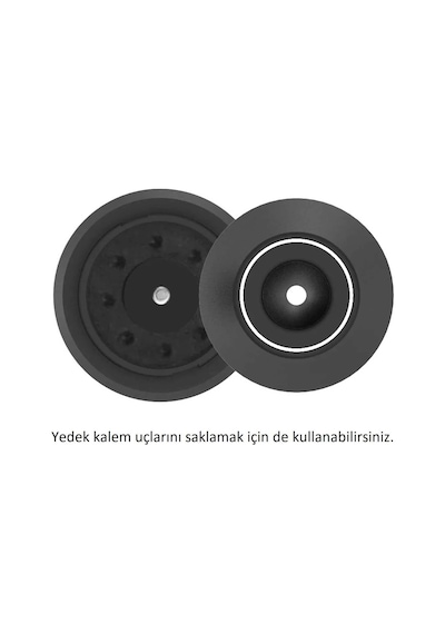 Tüm Model Grafik Tabletler İle Uyumlu Kalem Tutucu Pen Holder Beyaz - Çok Renkli