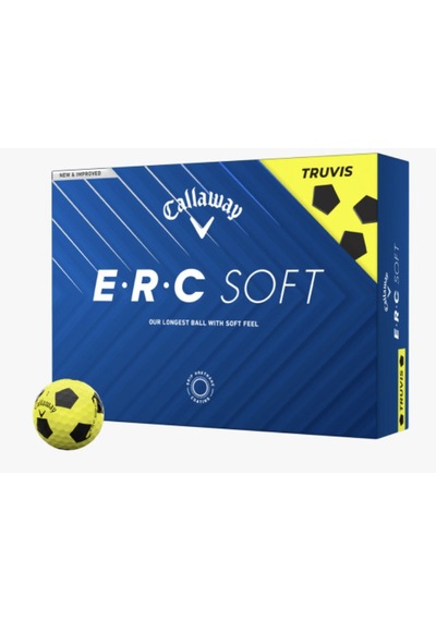 Callaway Erc Yumuşak Golf Topu Sarı Siyah - 3'lü Karışık