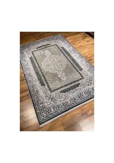 Qv00a Gri Beyaz Halı