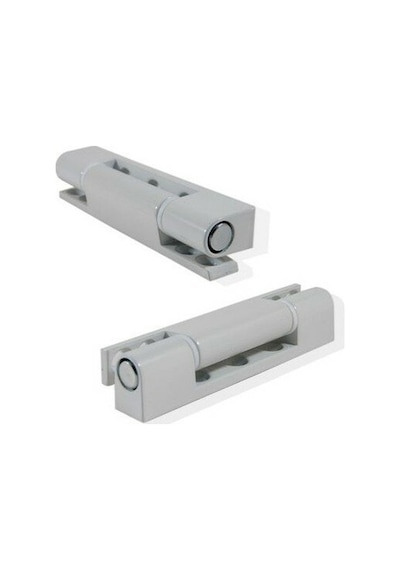 Düz Metal Beyaz & Metal 95mm Pvc Kapı Menteşesi- 20'li Paket