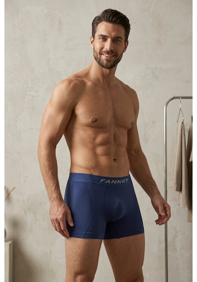 Fit Women Erkek Casual Comfort Günlük 3 Lü Boxer Çok Renkli