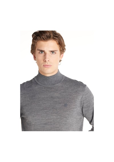Ted Baker Gri Erkek Yarım Balıkçı Yaka Kazak Tbmrkw1044 Koyu Gri