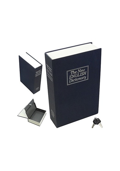 Kitap Görünümlü Kilitli Metal Kasa 18X11 Cm N11.1281