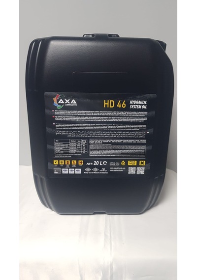 Axa Lubricants Hd 46 Hidrolik Sistem Yağı 20 L
