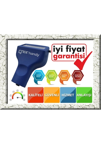 Qnix Handy Boya Kalınlık Ölçer Boya Ölçer Boya Test