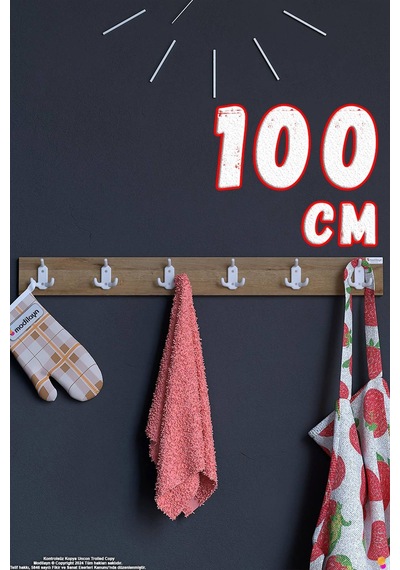 Arı 18 Kancalı Mutfak Askısı 3'lü Set 86,4x9,6 Cm - Şık Tasarım, Çok Amaçlı Düzenleyici Ve Yer Tasarrufu 100 Cm Arı 18 Kancalı Mutfak Askısı 3'lü Set 86,4x9,6 Cm - Şık Tasarım, Çok Amaçlı Düzenleyici Ve Yer Tasarrufu 100 Cm