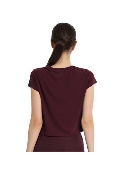 Sportive Marana Cropped Top Kadın Bordo Günlük Stil T-shirt 25kk1032-brd 1776538 Bordo
