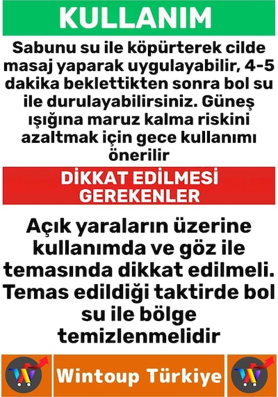 Bitkisel Doğal Saç Yüz Vücut Koyu Cilt Lekelerinde Etkili Mucizevi Sabun Kojik Asit