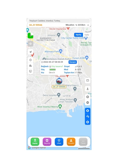 Turkcell Hatlı 140 Fonksiyonlu Araç Takip Sistemi ( 24 Aylık )