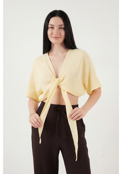 Lela Bayan Bolero 5866354 Sarı Sarı