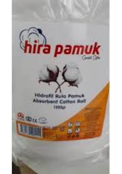 Rulo Pamuk Hidrofil Pamuk 5 Kg 1.Kalite Ürün %100 Saf Pamukdan