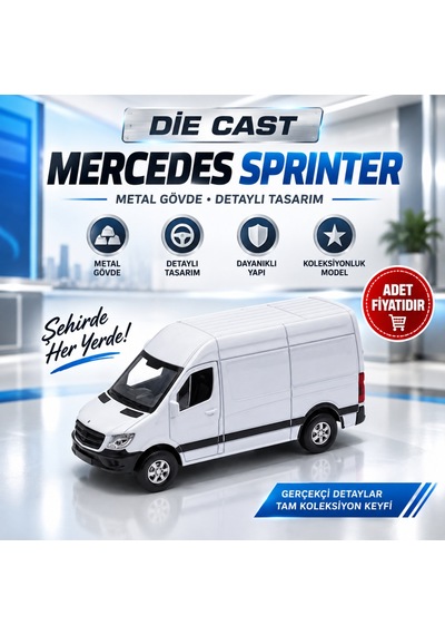 43730 Die Cast Mercedes Sprınter