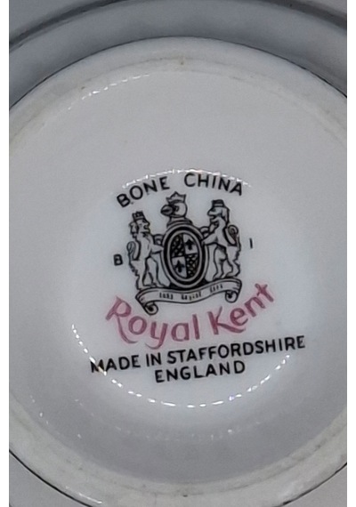 Royal Kent Bone China Çiçekli Duble Kahve Fincanı 130 Ml Pembe