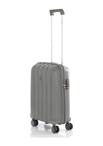 Mçs Bavul Orta Ve Kabin 2li Set Kırılmaz Silikon Valiz V305 Gri
