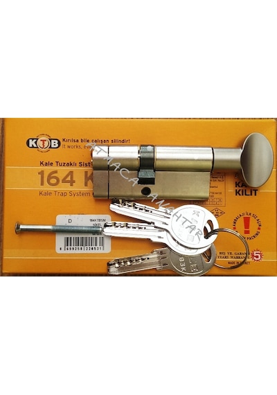 Kale 164 Ktb Sm Mandallı Barel Tuzaklı Kilit Saten 68 MM