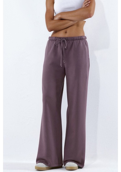 Hiccup Geniş Jogger Pantolon Leylak Moru