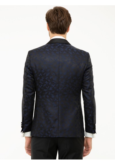 Cacharel Lacivert Ex. Slim Fit Ceket