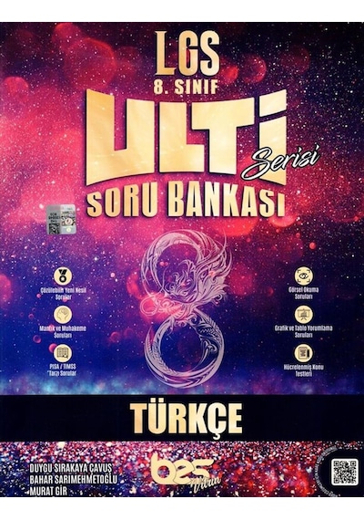 2022 8.Sınıf LGS Türkçe Ulti Serisi Soru Bankası- BES Yayınları