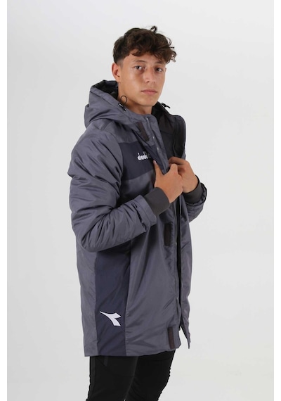 Diadora Forza Anorak Uzun Mont Antrasit Gri