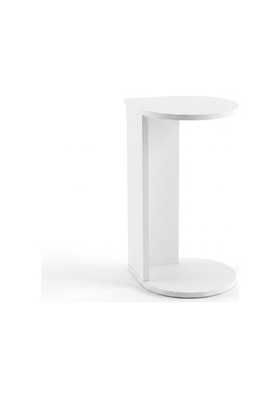İnarch Dizayn Drop Modern Tasarım Yan Sehpa Kompakt Ve Ergonomik Yan Masa Beyaz