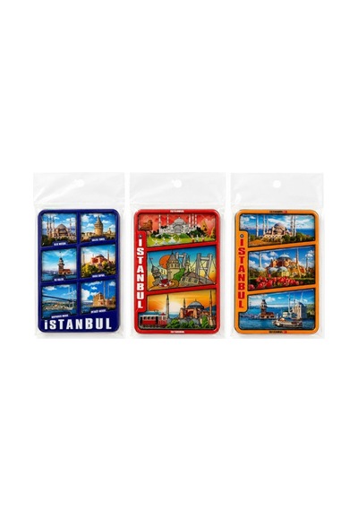 İstanbul Temalı Ahşap Buzdolapı Süsü Magnet 0.75 LT - 2.5 LT - 12 KG 94689804