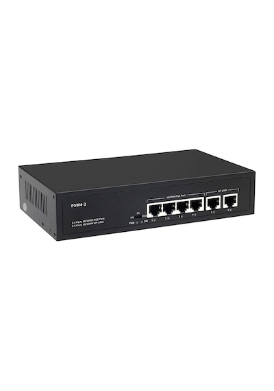 Ods 08Ods 4P2U 4 Port Metal 2 Uplink 10/100 Mb Poe Switch