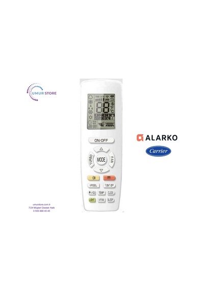 Alarko Flair Flr Bsp2401hwı Uyumlu Klima Kumandası