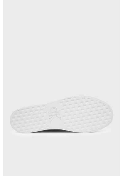 Calvin Klein Deri Karışımlı Logolu Sneaker Ayakkabı Hw0hw03088beh Bayan Ayakkabı Hw0hw03088 Beh Siyah