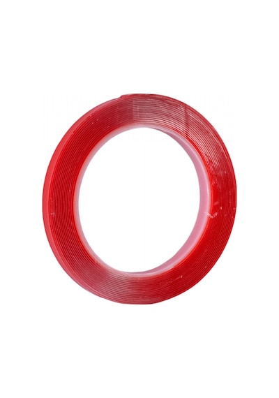 Carpi 10 Mm x 5 Mt Çift Taraflı Silikonlu Bant Şeffaf Br6570171