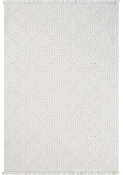 Çam Halı Ventura 1550 Krem Koridor Halısı Kesme Yolluk Mutfak Halısı Modern Salon Halısı