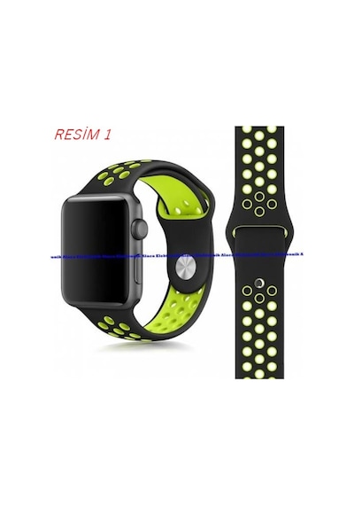 Apple Uyumlu Watch 2 42 MM Silikon Sport Kordon Kayıs