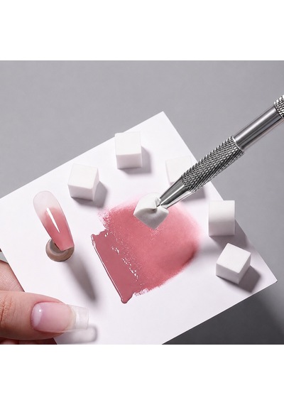 Kalemsiz 100lü Yedek Küp Nail Art Ombre Ve Geçiş Süngeri