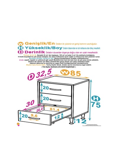 Eliusta Seçer 3 Çekmeceli 85 Cm Banyo Ve Mutfak Dolabı Beyaz 85x75x32,5 Cm Çok Amaçlı Organizer Dolap Beyaz Eliusta Seçer 3 Çekmeceli 85 Cm Banyo Ve Mutfak Dolabı Beyaz 85x75x32,5 Cm Çok Amaçlı Organizer Dolap Beyaz
