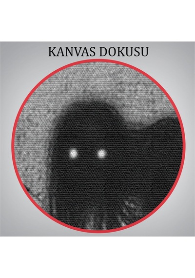 Es10 Karanlık I?çindeki Korkunç Bir Çift Göz Tablosu-6288 (50 x 70)