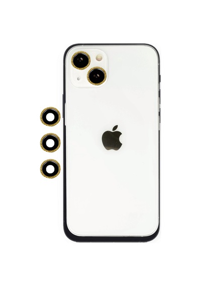 İphone 14 Shine Kamera Lens - Gold