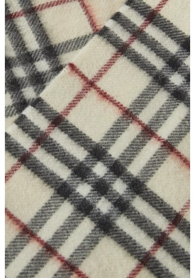 Burberry Kaşmir Kareli Eşarp, Arşivsel Desen & Saf Kaşmir Lacivert