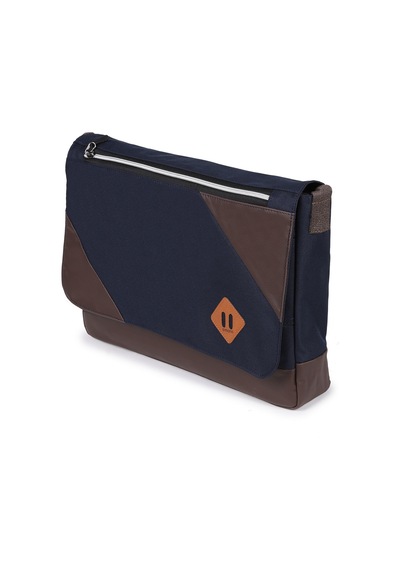 Strong Bag Strong 15.6 İnch Laptop Bölmeli Omuz Askılı Postacı Çantası Kft03 Lacıvert Çok Renkli