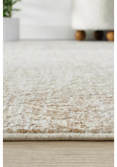 Seyran Halı Nuda 1304 Bej Mikro Polyester - Viskon Makine Halısı