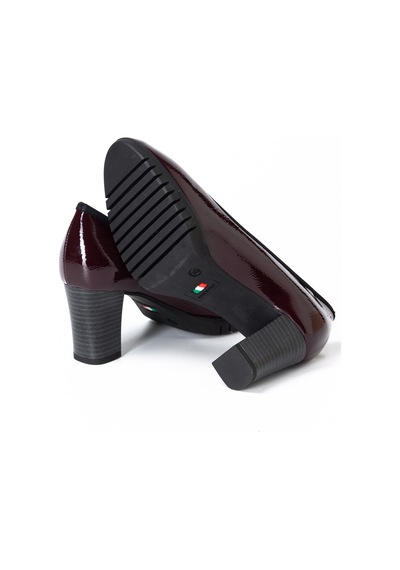 Bordeaux Naplack Topuklu/ Stiletto Kadın 264852ds Donna Serena 4852 Ds Bordeaux Naplack