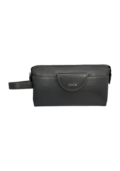 Çanta Yurdu Diga Hakiki Deri 3006 Dopp Kit El Çantası Kahve Lacivert